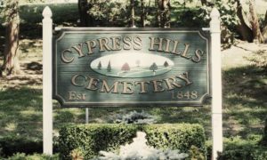Cypress-Hills-Cemetery-Sign