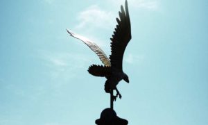 Brass-Eagle-Mount-at-Cypress-Hills-Cemetery